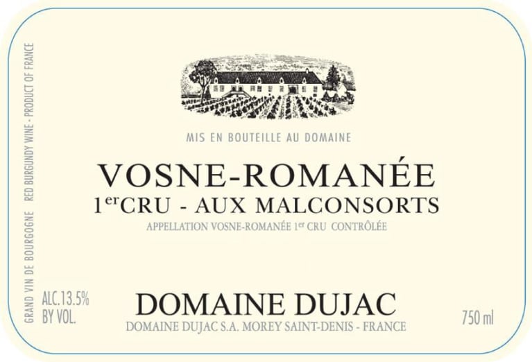 Domaine Dujac Vosne Romanee Aux Malconsorts 1er Cru 2016 750ml - 1