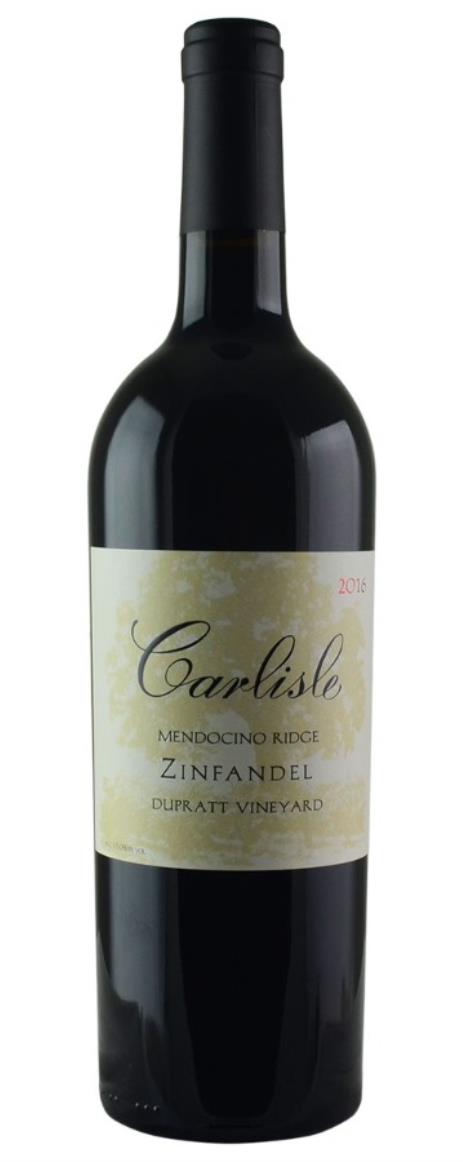 Carlisle Dupratt Vineyard Zinfandel 2014 750ml - 1