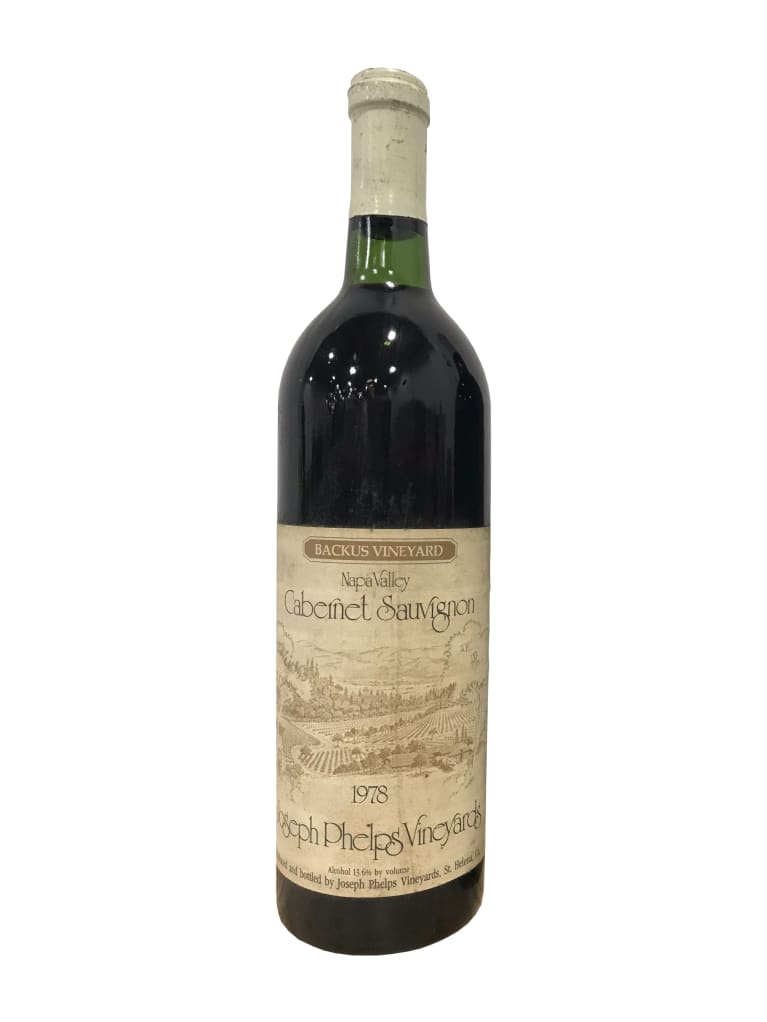 Joseph Phelps Vineyards Cabernet Sauvignon Backus Vineyard 1978 750ml - 1