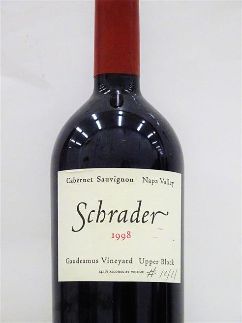 Schrader Upper Block Cabernet Sauvignon Gaudeamus Vineyard 1998 750ml - 1