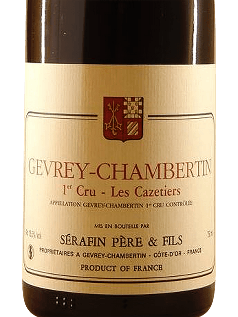 Serafin Pere et Fils Gevrey-Chambertin Les Cazetiers 1er Cru 2003 750ml - 1